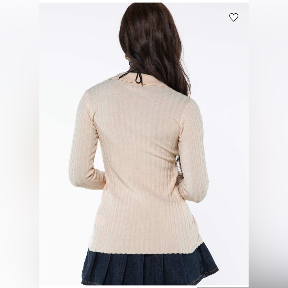 Princess Polly Anneke Collared Cardigan Sweater - Picture 4 of 11